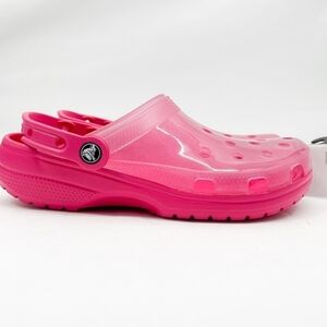 Crocs Unisex-Adult Classic Translucent Clog